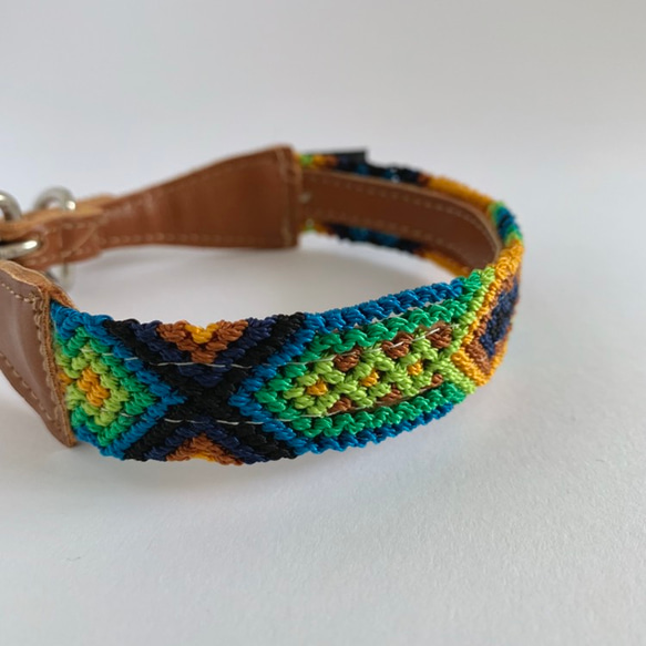 【首輪】MEXICAN WOVEN COLLAR - S 3枚目の画像