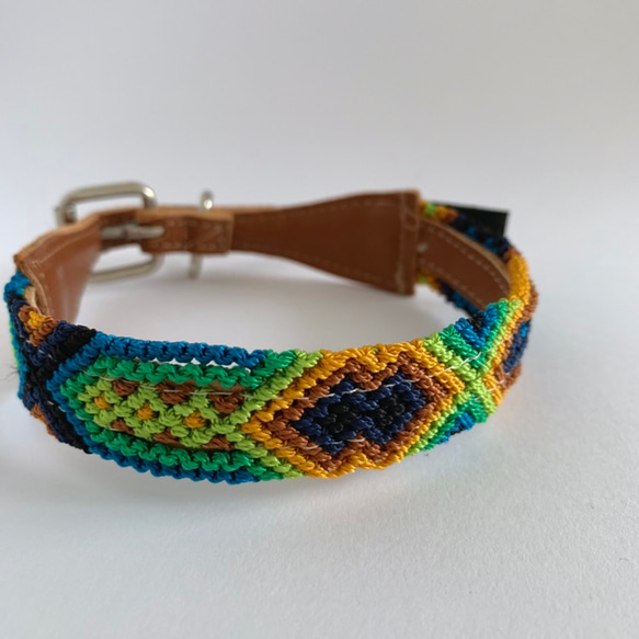 【首輪】MEXICAN WOVEN COLLAR - S 4枚目の画像