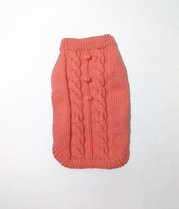 M サイズ　手編みのセーター 2枚目の画像