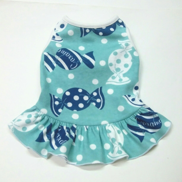 在庫処分]Sサイズ シンプルワンピース ペット服・アクセサリー わんこ