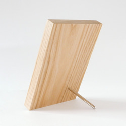 【命名書】無垢の木の命名書 フォトフレーム 写真立て 家紋 節句 17枚目の画像