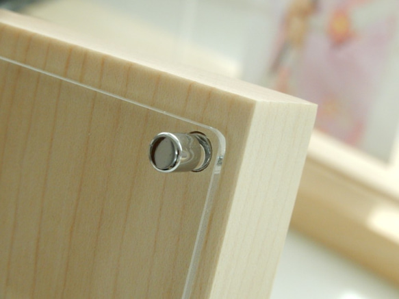 【送別品 プレゼント】無垢の木  結婚式 両親贈呈品 フォトフレーム 写真立て 11枚目の画像