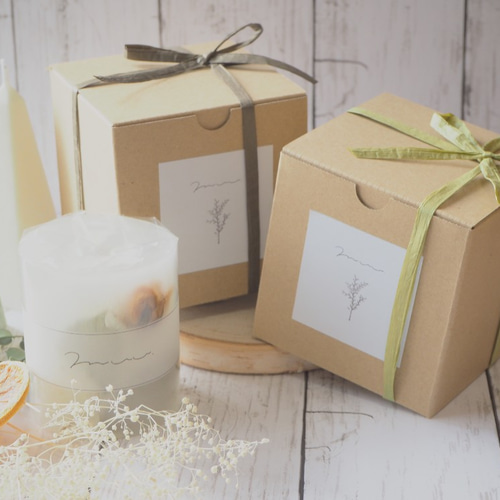 BOTANICAL CANDLE - WHITE - ボタニカルキャンドル ホワイト