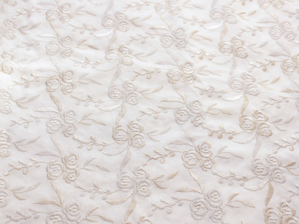 ◇レース半襟【rose】 6枚目の画像