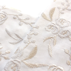 ◇レース半襟【rose】 1枚目の画像