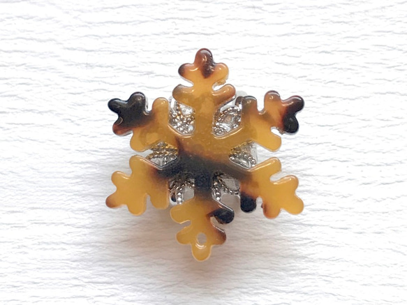 ●帯留 snowflake●br 1枚目の画像
