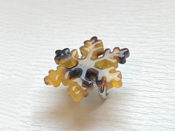 ●帯留 snowflake●br 3枚目の画像