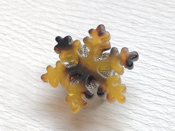 ●帯留 snowflake●br 4枚目の画像