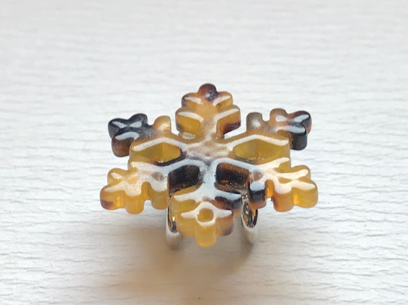 ●帯留 snowflake●br 2枚目の画像