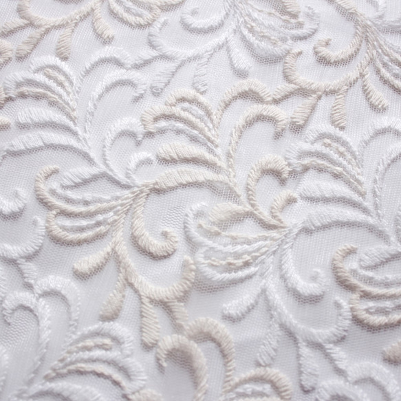 ◇レース半襟【arabesque Ivory】 4枚目の画像