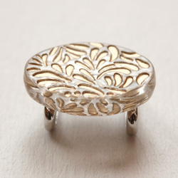 ●帯留 ellipse gold● 2枚目の画像