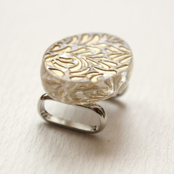 ●帯留 ellipse gold● 4枚目の画像