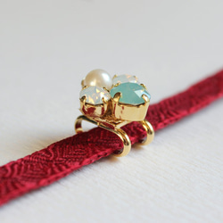 ●帯留 bijou●Pacific opal 3枚目の画像