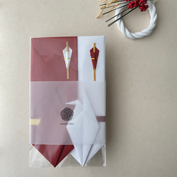 折鶴のぽち袋　のし袋　(日本のお包みで贈る) 1枚目の画像