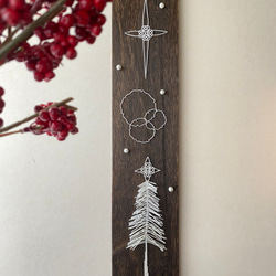 薔薇の装飾パネル アイアン製 W90cm 高級 装飾 スリット 屋外 面