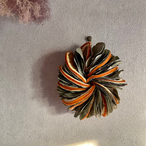 ユーカリポポラスの2wayミルフィーユリース(カボチャ) オレンジ L