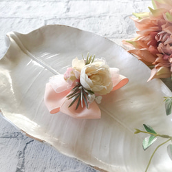 ベッツィ♡リバティリボン バンスクリップ バレッタ＊ハンドメイド ベッツィ♡リバティリボン バンスクリップ バレッタ＊ハンドメイド