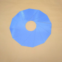 12枚の青い三角形★モンテッソーリの感覚教育 3枚目の画像