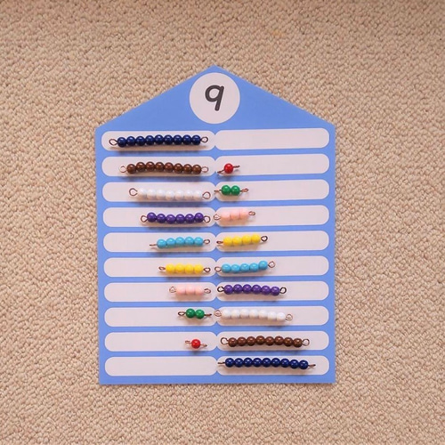 【新品&極美品】数のモンテッソーリ教材　13種類セットさんすうコース おうちモンテ教材 さんすうコース | EMMA SHOP