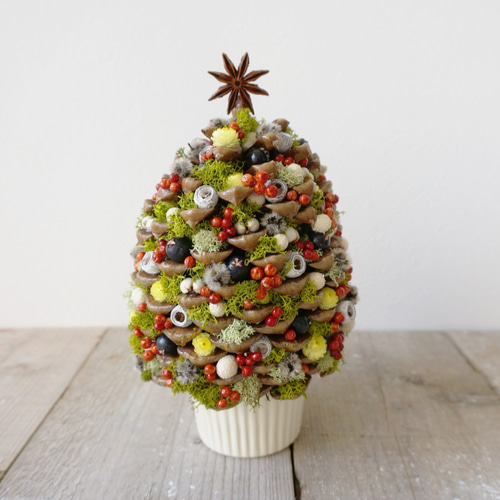 クリスマスツリー　ツリー　クリスマス　オーナメント　松ぼっくり Amazon.co.jp: Seagold 24個 クリスマス 松ぼっくりオーナメント