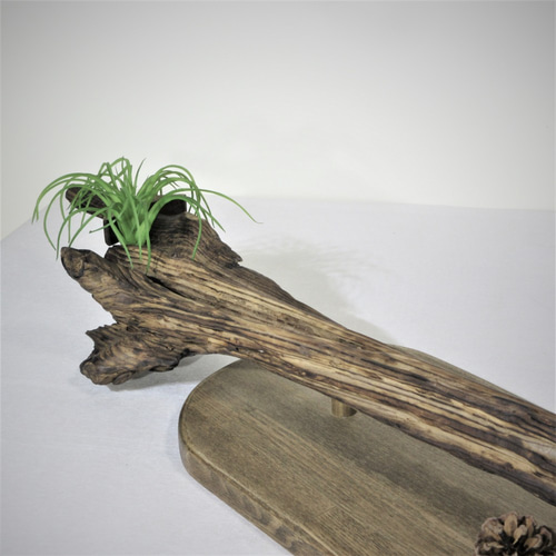 流木のテーブル 流木と一枚板のサイドテーブル102050 サイドテーブル あづき