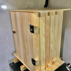木製の燻製器(スモーカー) 2枚目の画像