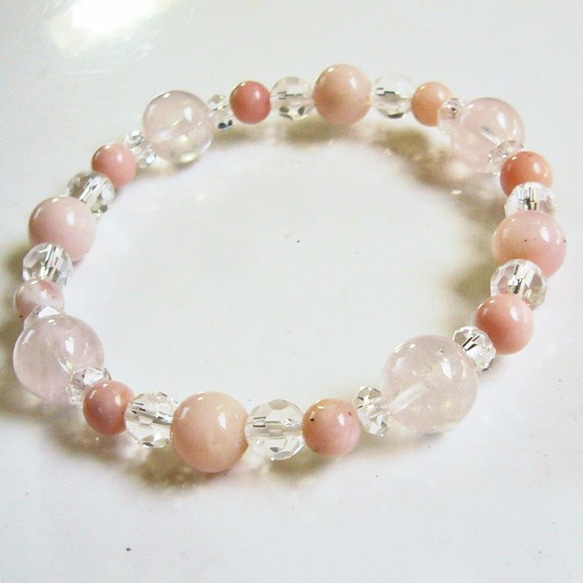 高波動エネルギー】恋愛運・浄化・開運の天然石手持ち数珠