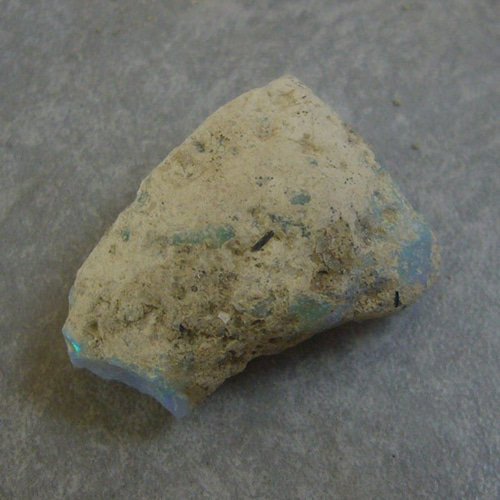 天然鉱物 オパール 母岩付き 原石 エチオピア産 天然 原石 遊色効果