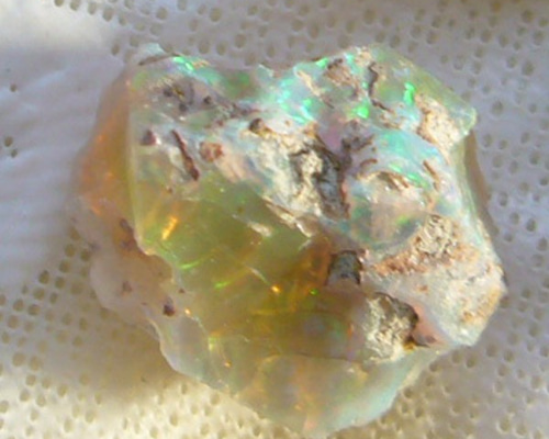 オーストラリア産 天然オパール 母岩付き結晶原石 天然鉱物 オパール 母岩付き 原石 エチオピア産 天然 原石 遊色
