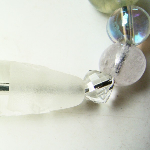 【チベット水晶天珠】騎龍観音天珠 ブレスレット チベット天珠 水晶 浮彫 騎龍観音天珠 ブレスレット 171111145
