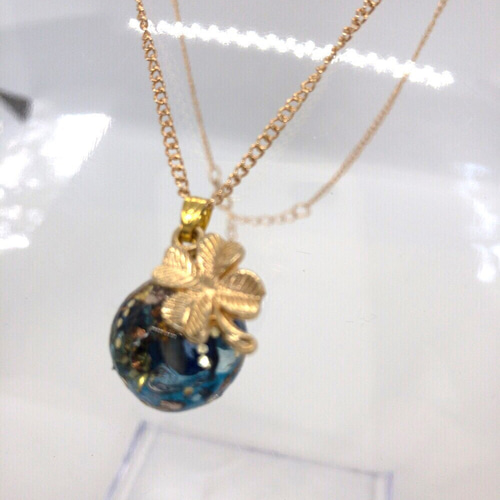 お守り 魔法 丸い実 かわいい 美 オルゴナイトネックレス 人気