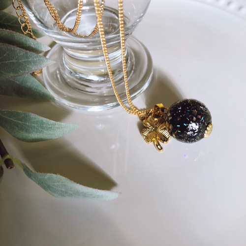 お守り 魔法 丸い実 かわいい 美 オルゴナイトネックレス 人気