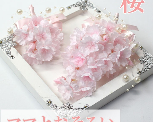 コサージュ 桜 染井吉野 パール ママとおそろい 入学式 入園式 ママ