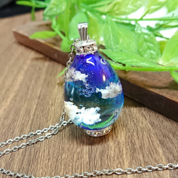 空玉【球体 レジン ネックレス キーホルダー】 ネックレス