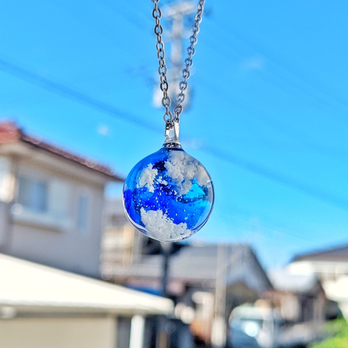 空玉【球体 レジン ネックレス キーホルダー】 ネックレス 空玉【球体 レジン ネックレス キーホルダー】 ネックレス