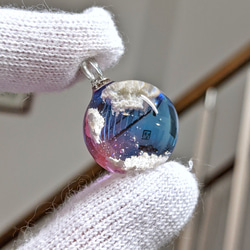 空玉【球体 レジン ネックレス キーホルダー】 ネックレス