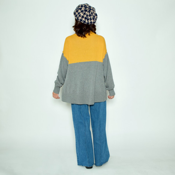 Morino Gakkou Front Button High Waist Wide Denim Pants [Stretch 第10張的照片