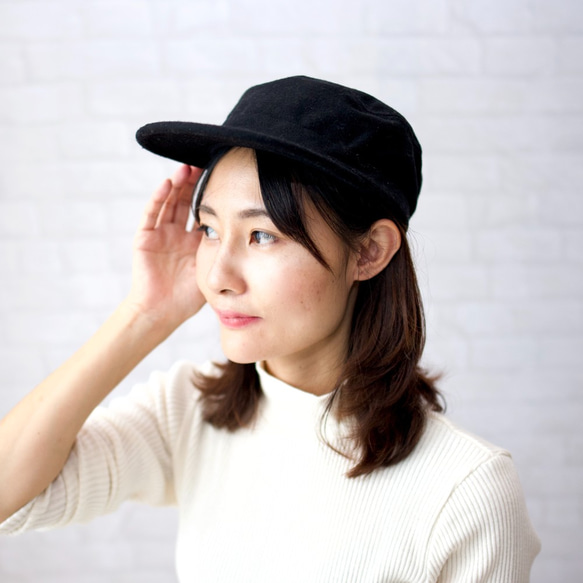 Morino Gakkou Fall / Winter Cap Hike Cap [黑色] / 10508194 / 第1張的照片