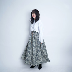 Morino Gakkou 簡單可愛寬鬆廓形長袖T卹[白色] / 10633229/ 第6張的照片