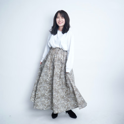 Morino Gakkou 簡單可愛寬鬆廓形長袖T卹[白色] / 10633229/ 第7張的照片
