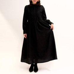 ﾓﾘﾉｶﾞｯｺｳ レースが可愛いブラックフォーマルワンピースドレス (ブラック) 入学卒業式 12枚目の画像