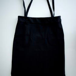 ﾓﾘﾉｶﾞｯｺｳ 【大きいサイズ】 サロペットタイトスカート【ブラック】/11617995/ 9枚目の画像
