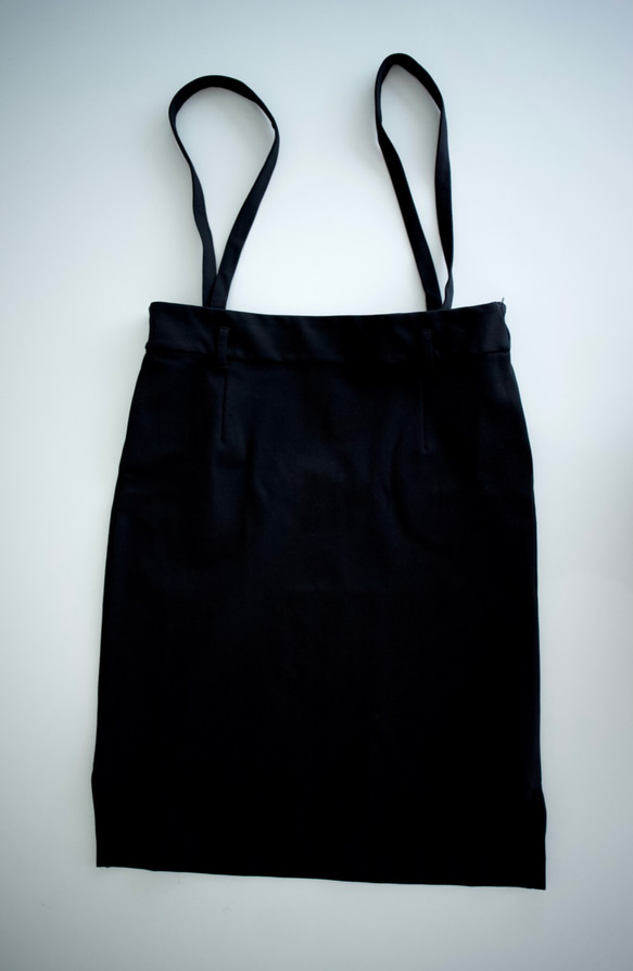 ﾓﾘﾉｶﾞｯｺｳ 【大きいサイズ】 サロペットタイトスカート【ブラック】/11617995/ 9枚目の画像