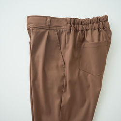 Morino Gakko M 碼寬鬆錐形褲 [棕色]/12087795/ 第8張的照片