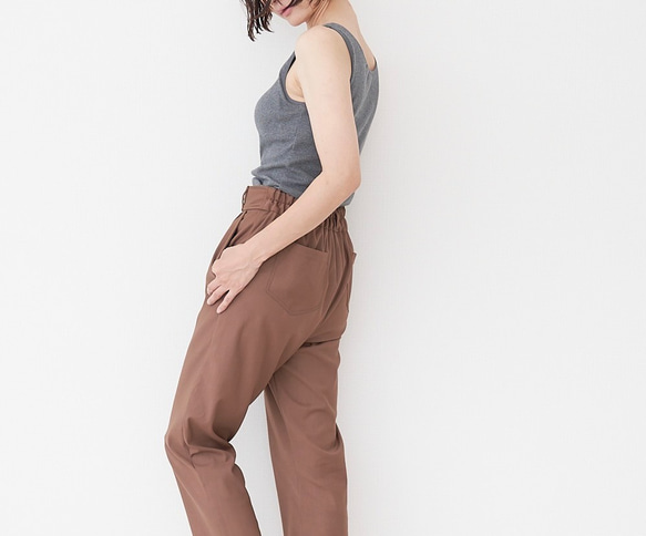 Morino Gakko [M 碼] 100% Teleco 棉胸罩上衣和短褲套裝（炭灰色） 第7張的照片