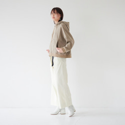 Morino Gakkou Cotton 100 Tent Line Sweatshirt [Gray Beige] / 124 第2張的照片