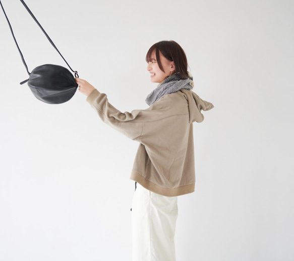Morino Gakkou Cotton 100 Tent Line Sweatshirt [Gray Beige] / 124 第5張的照片