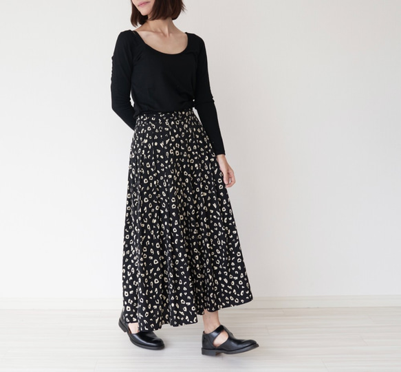 Morino Gakko Finest Wool 美麗諾羊毛緊身褲（黑色） 第5張的照片