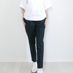 Morino Gakko M 碼寬鬆錐形褲（黑色） 第1張的照片