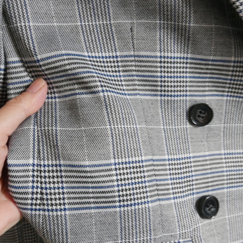 G15018 ラブトキシック 卒服 フォーマル M/L グレンチェック 金ボタン